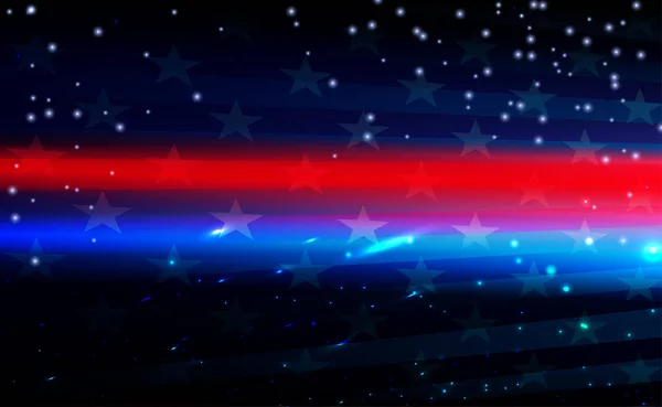 Abstract Usa Flag Design Bright Sparkling Glitter — Stockový vektor