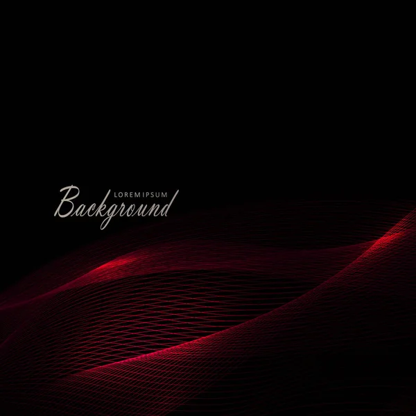 Abstract Red Fine Mesh Stylish Black Background — Archivo Imágenes Vectoriales