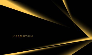 The composition is black with randomly drawn yellow arrows.