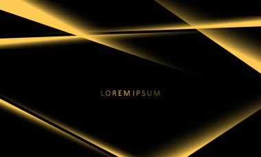 Rastgele çizilmiş sarı okları olan siyah pankart.