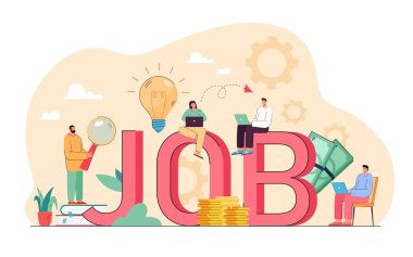 Serbest çalışmak isteyen ufak tefek insanlar, büyük harflerle 