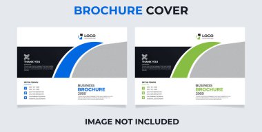 A4 business book brochure Cover template set