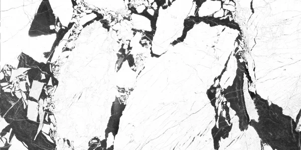 黒と白の大理石の質感 カララ大理石の背景 — ストック写真