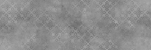 Gray Ornament Pattern Cement Texture Background — Stock Photo, Image