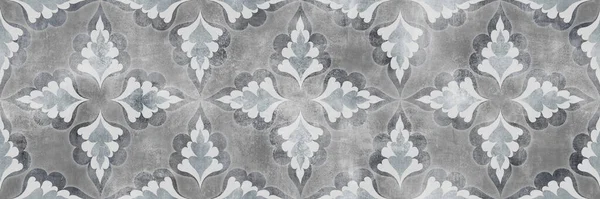 Çimento desenli gri yapraklar