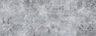 Çimento desenli süs deseni