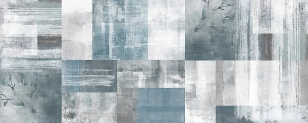 Blue vintage background, antique wallpaper design