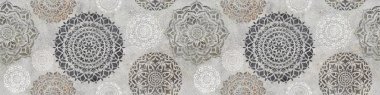 Circle lace seamless pattern for textile or ceramic