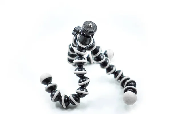 Gorilla Pod Isolato Sfondo Bianco Treppiede Smartphone Treppiede Flessibile Treppiede — Foto Stock