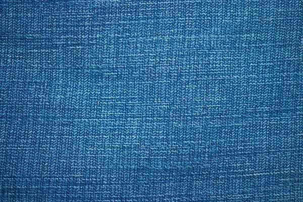 Azul Jeans Tecido Fundo Textura — Fotografia de Stock