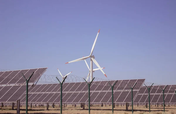Wind turbine and solar panels power is a clean, renewable source of energy that has become increasingly popular in recent years.