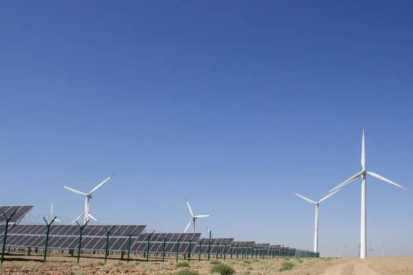 Wind turbine and solar panels power is a clean, renewable source of energy that has become increasingly popular in recent years.