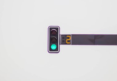 Trafik ışıkları yeşil ışık zamanlayıcısı