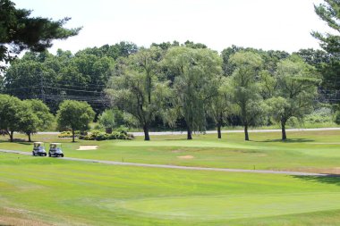 Parktaki golf sahası