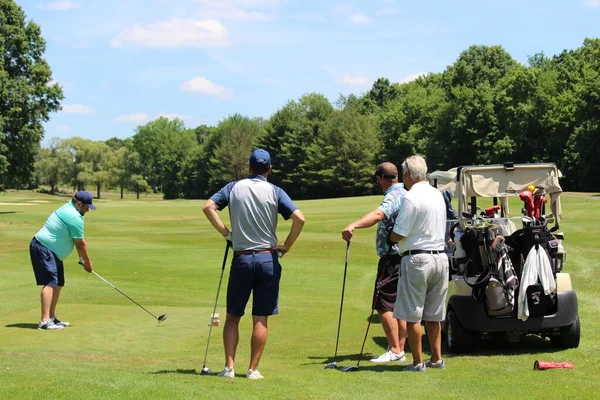 Golfing Tournament Summer Day — Stock Photo, Image