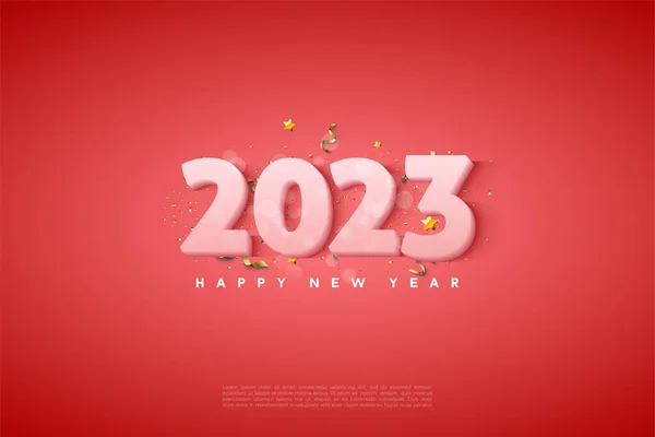 2023 2023 Фон 2023 Новий Рік 2023 Щасливий Новорічний Захід — стоковий вектор