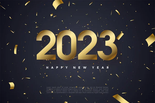 2023背景2023新年快乐新年活动新年快乐新年背景 — 图库矢量图片