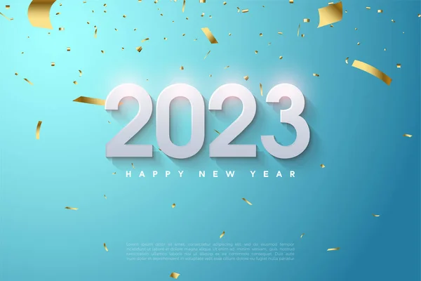 2023背景2023新年快乐新年活动新年快乐新年背景 — 图库矢量图片