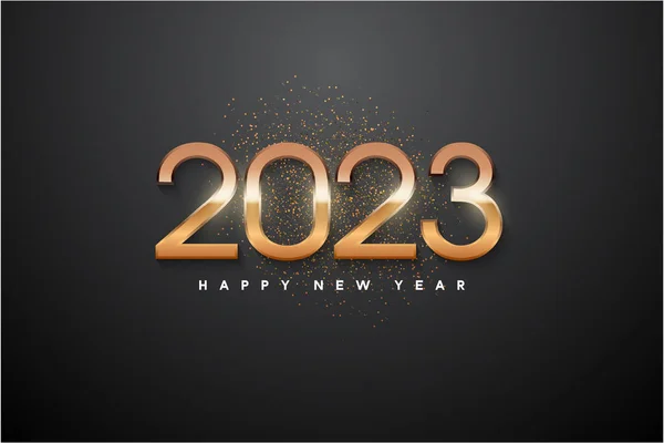 2023 2023 Фон 2023 Новый Год 2023 Счастливый Новый Год — стоковый вектор