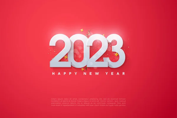 2023背景2023新年快乐新年活动新年快乐新年背景 — 图库矢量图片