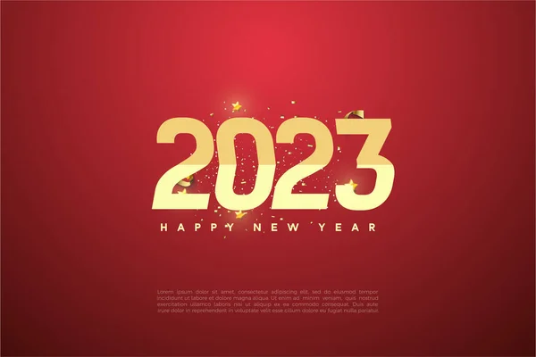 2023 2023 Фон 2023 Новый Год 2023 Счастливый Новый Год — стоковый вектор