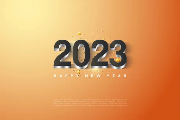 2023背景2023新年快乐新年活动新年快乐新年背景 — 图库矢量图片