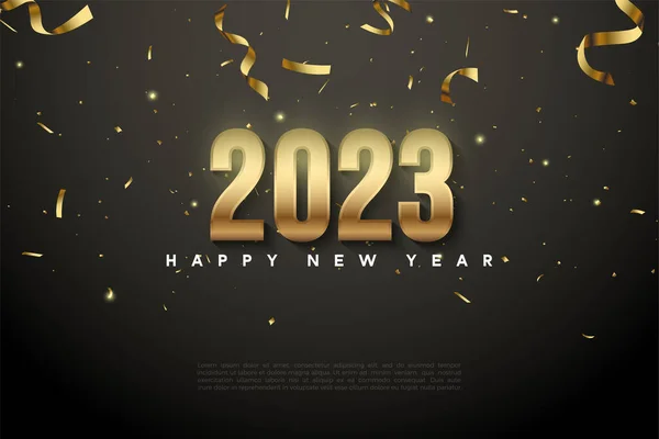 2023 2023 Фон 2023 Новый Год 2023 Счастливый Новый Год — стоковый вектор