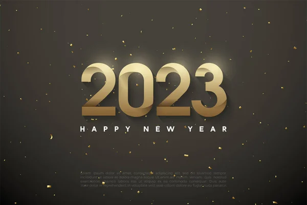 2023背景2023新年快乐新年活动新年快乐新年背景 — 图库矢量图片