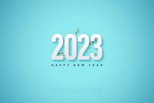 2023 2023 Фон 2023 Новый Год 2023 Счастливый Новый Год — стоковый вектор