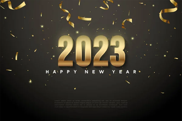 2023背景2023新年快乐新年活动新年快乐新年背景 图库插图