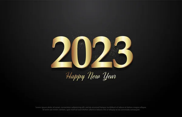 2023 2023 Fundal 2023 Anul Nou 2023 Fericit Anul Nou — Vector de stoc