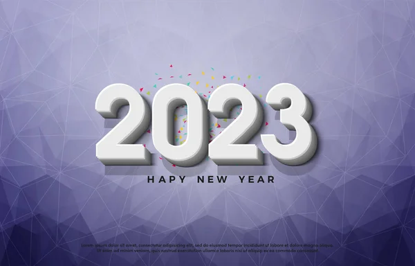 2023 2023 Фон 2023 Новий Рік 2023 Щасливий Новорічний Захід — стоковий вектор