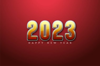 Modern zarif numaralarla mutlu yıllar 2023.