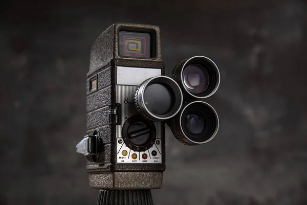 Antique 8Mm Film Camera — Stock Photo, Image