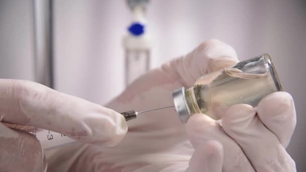 Doctor Pierce Syringe Needle Drug Bottle — Video