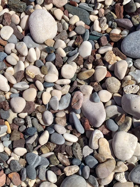 Small Colourful Pebbles Background Closeup — Stock Photo, Image