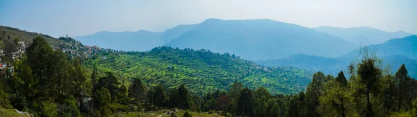 Bela Natureza Areal Photography Panorama View Uttarakhand Índia — Fotografia de Stock