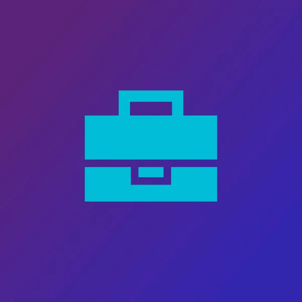 ofis çantası vektörü, mor arkaplan, vektör illüstrasyonu