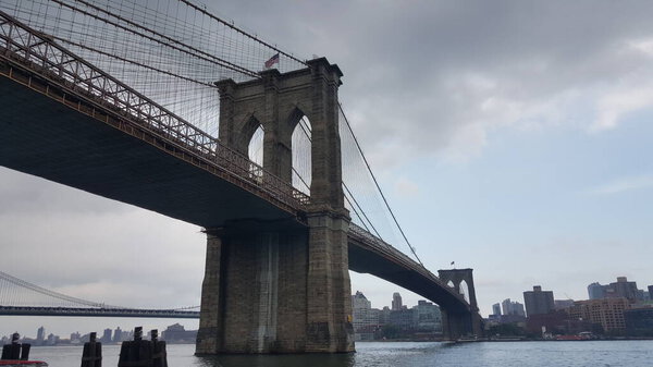 Manhattan bridge, brooklyn, new york