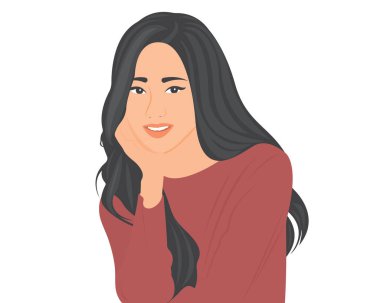 Zeki ve güzel genç bir kadın sağlık hizmetlerini önemser..