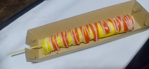 Lezzetli yiyeceklerin yakın görüntüsü