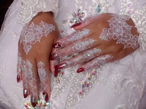 Closeup Beautiful Wedding Rings — Stock Photo, Image