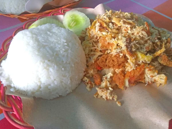 Cerca Vista Deliciosa Comida Asiática —  Fotos de Stock