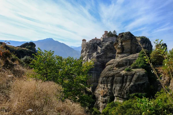Vacation Wonderful Monasteries Breathtaking Surroundings Meteora Mainland Greece — Stock Photo, Image