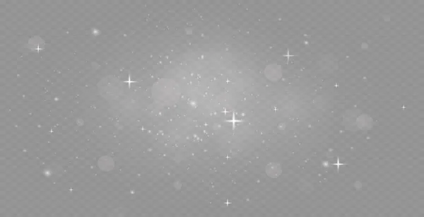 Faíscas Poeira Estrelas Brilham Com Uma Luz Especial Efeito Luz —  Vetores de Stock