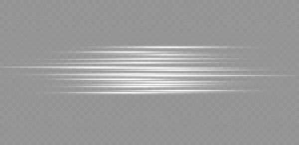 光の効果のセット グレアとフラッシュ 明るい光のビーム 輝ける線 ベクトルイラスト クリスマス フラッシュ — ストックベクタ