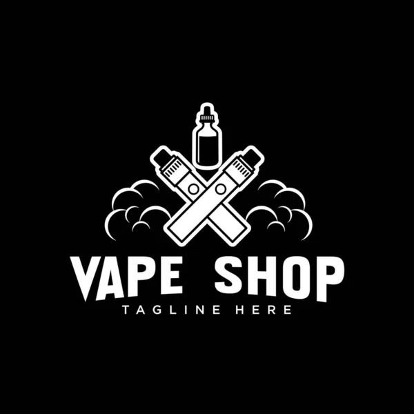 Дизайн Логотипа Vape Vape Shop — стоковый вектор