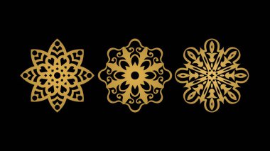 Lüks mandala çizgisi sanat güzelliği arkaplan vektör tasarımı soyut