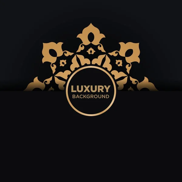 Linha Mandala Luxo Arte Beleza Flor Fundo Vetor Design Abstrato —  Vetores de Stock