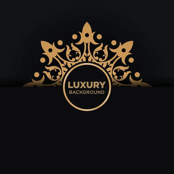 Linha Mandala Luxo Arte Beleza Flor Fundo Vetor Design Abstrato — Vetor de Stock